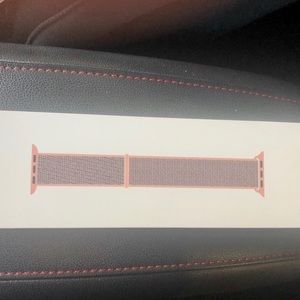 Apple Watch Sport Band (light pink, Velcro strap)